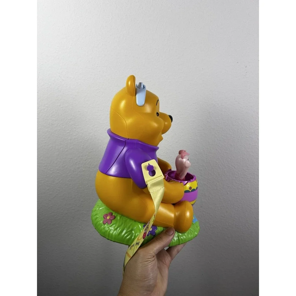 Disney Parks Winnie the Pooh Piglet Easter Popcorn Bucket Bunny Ears With Strap